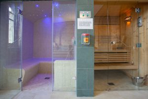 Sauna and steam room for perfect relaxation